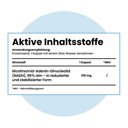 Pure NADH 100 mg Kapseln